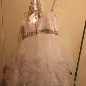 White Short Prom Dress